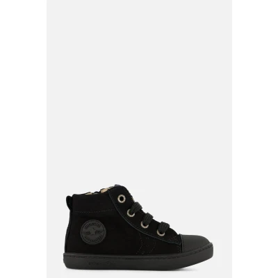 Afbeelding van Veterschoenen Jongens Black Leer Shoesme Maat 22