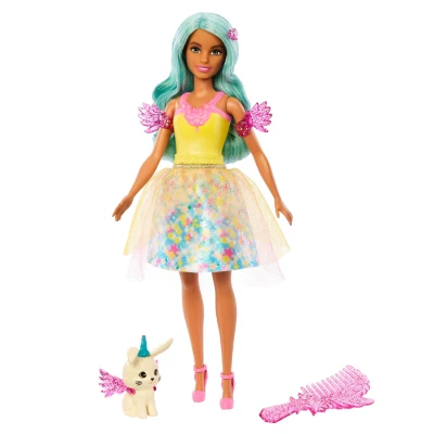 Afbeelding van Mattel A Touch of Modepop Blauw Haar