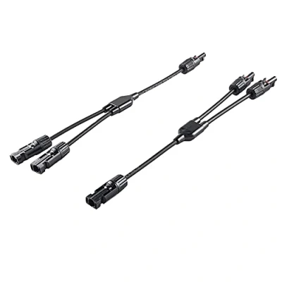 Afbeelding van Offgridtec® 2 voudige aansluitbussen Y stekker zonne incl. 34 cm 6 mm² kabelverlenging connector.