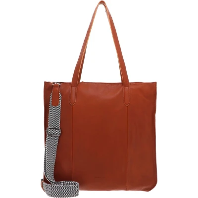 Afbeelding van FREDsBRUDER Leren Schoudertas Jeren Shopper Burned Paprika Bruine