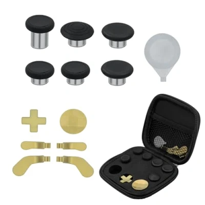 Afbeelding van Mcbazel Xbox One Elite Series 2 Controller 13 in 1 Vervangingstools 6 Thumbsticks Grips, 4 Trigger Padles, D pads met draagtas voor Gold