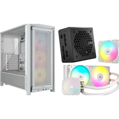Afbeelding van Corsair Complete Combo 2 Frame 4000D RS ARGB wit + RM850e 2025 Nautilus 240
