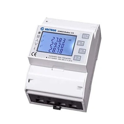 Afbeelding van Eastron SDM630 Modbus V3 digitale stroommeter 100A belastbaarheid geschikt voor fotovoltaïsche toepassingen draaistroom/wisselstroom als tussenmeter tot