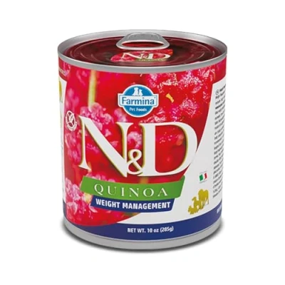 Afbeelding van N&amp;D Quinoa natvoeding voor de hond Weight Management 285 gr. per 6 stuks