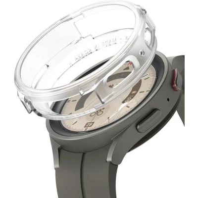 Afbeelding van Ringke Air Sports Hoesje Geschikt voor Samsung Galaxy Watch 5 Pro Flexibel Schokabsorberend TPU Transparant