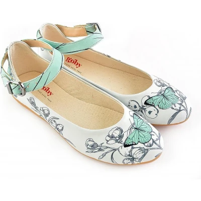 Afbeelding van GOBY Butterfly Ballerina Handgemaakt Premium Kwaliteit Maat 39