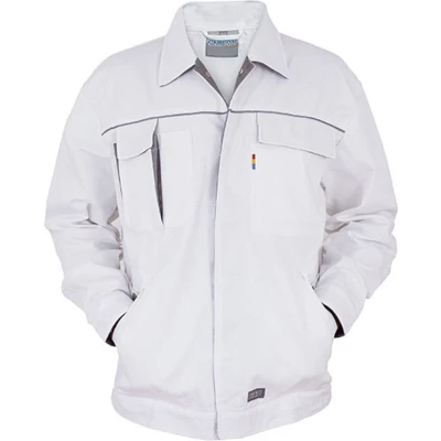 Afbeelding van Carson Workwear &#039;Contrast&#039; Jacket Werkjas White 58