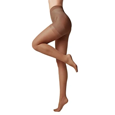 Afbeelding van Conte elegant vormgevende damespanty met push up effect dames vormende panty glad X PRESS 40 grafietkleur maat 4 Mokka 2