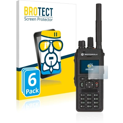 Afbeelding van BROTECT Screenprotector voor Motorola MTP3550 Folie Beschermfolie Beschermglas transparant (6 Stuks)