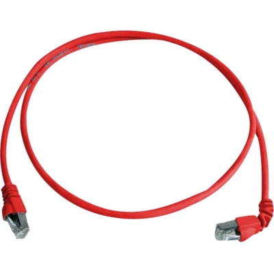 Afbeelding van Telegärtner L00000A0196 RJ45 Netwerkkabel, patchkabel CAT 6A S/FTP 1.00 m Rood Vlambestendig, Halogeenvrij 1 stuk(s)
