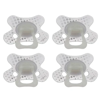 Afbeelding van Difrax Natural Fopspeen 20+ Maanden Glow in the Dark Speen 4 st.
