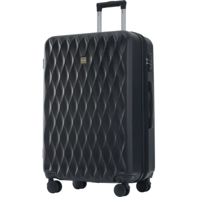 Afbeelding van Merax Hartschalen Koffer Rollkoffer Reisekoffer Handbagage met 4 Wielen ABS materiaal TSA slot Zwart