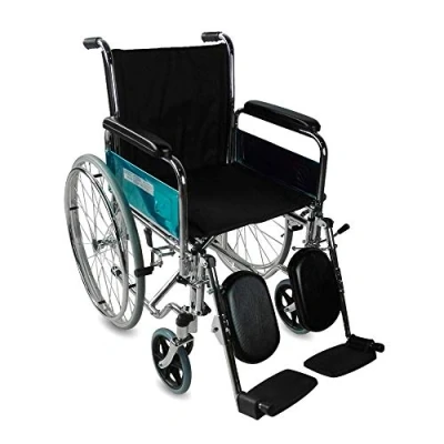 Afbeelding van Mobiclinic Partenón Rolstoel Opvouwbaar Beenverhoger Zitting 44 cm Premium Zelfrijdend Orthopedisch Verstelbare voetensteun Armleuningen Stevig