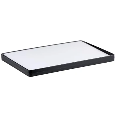 Afbeelding van alpina Dubbelzijdige Snijplank Bamboe en Kunststof 37,5x25 cm Borrelplank Tapasplank Kaasplank Serveerplank Voor Keuken