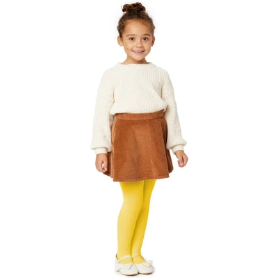 Afbeelding van Merry Style WL 010 Kinderen Panty 60 DEN Microvezel Meisjes Polyamide Geel 104 110