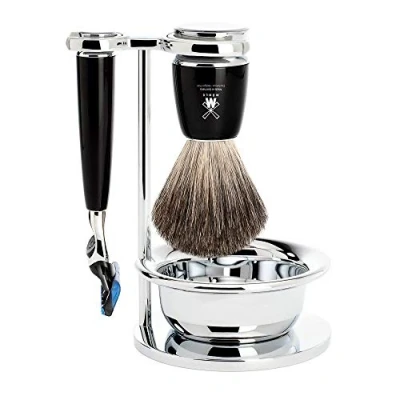 Afbeelding van Mühle Fusion scheerset Rytmo (zwart)
