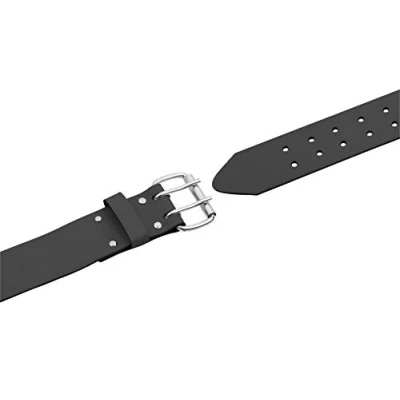 Afbeelding van Connex riem 125 cm verstelbaar in de lengte met dubbele gesp voor werkbroek &amp; Blaumann van leer robuust duurzaam/outdoorriem/heupriem koppeling / COX951030