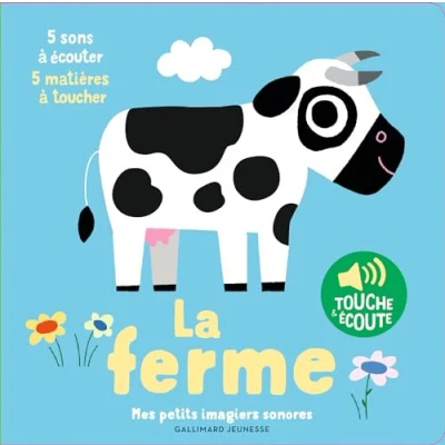 Afbeelding van La ferme: 5 sons à écouter, matières toucher