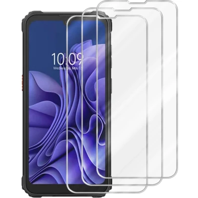 Afbeelding van Cadorabo 3x Screenprotector geschikt voor Blackview BV5300 / PRO Beschermende Pantser Film in KRISTALHELDER Getemperd (Tempered) Display beschermend glas 9H hardheid met 3D Touch