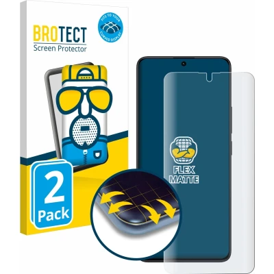 Afbeelding van BROTECT Full Cover Antireflecterende Screen Protector voor Xiaomi Redmi Note 13 Pro 5G (2 Stuks) Schermbeschermer, Protector, Mat