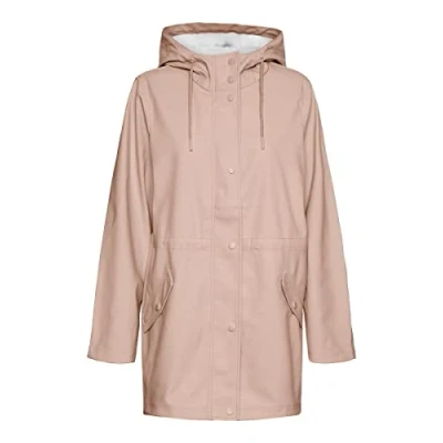 Afbeelding van Vero Moda Tall Vmmalou Coated Jacket Regenjas, Dames, Maat: XS, Mahogony rose