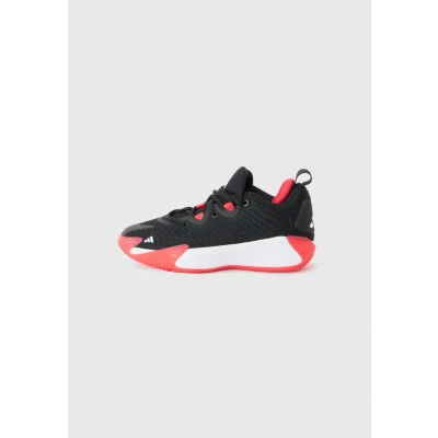 Afbeelding van adidas Performance Initiation Unisex Basketbalschoenen voor kinderen, Maat: 37 1/3, Core black/white/pure ruby Textiel/ synthetisch