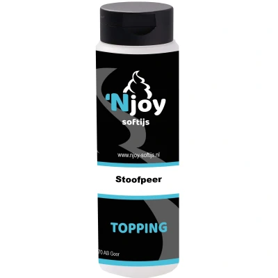 Afbeelding van NJOY Topping Stoofpeer 500 Ml
