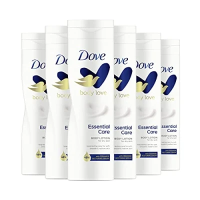 Afbeelding van Dove Body Love Bodylotion langdurige verzorging voor een zachte, gladde en stralende huid Essential Care met Ceramide Restoring Serum 6 x 250 ml