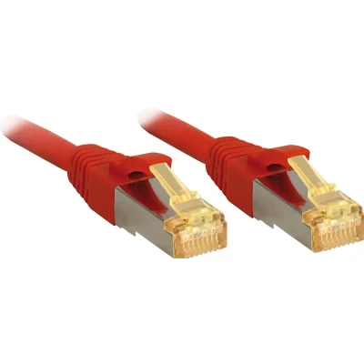 Afbeelding van LINDY 47297 RJ45 Netwerkkabel, patchkabel CAT 6a (losse kabel 7) S/FTP 7.50 m Rood Snagless 1 stuk(s)