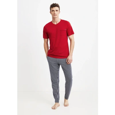 Afbeelding van Nautica Heren Pyjama Set, Korte Mouwen L