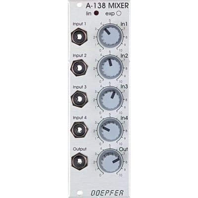 Afbeelding van Doepfer A 138B mixermodul logarithmisch Mixer modular synthesizer