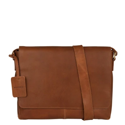 Afbeelding van Burkely Vintage Juul Messenger Bag cognac Herentas