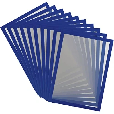 Afbeelding van Tarifold Magneto PRO 10 magnetische informatielijst A3 voor documenten, notities, borden, vervanging en snel inbrengen achterkant, metalen oppervlakken, blauw, stuks