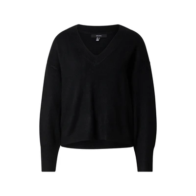Afbeelding van VERO MODA VMJUPITER LS V hals trui BF, zwart, XS