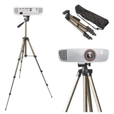 Afbeelding van TronicXL Tripod 19P 105cm Statief Standaard voor Mini Video Beamer Compatibel met Dell M110 M115 HD Anker Nebula Capsule Max Mars I II 1 2 Pro Elephas 4500 vivitek Artlii VANKYO Leisure VicTsing