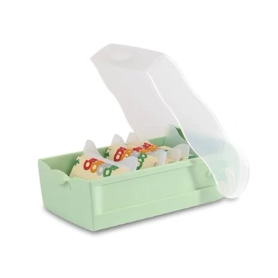 Afbeelding van HAN Educatieve kaartenbox CROCO, eenvoudig woordenschat leren met 5 vakken leersysteem, DIN A7 kaartenbak voor 900 kaarten, incl. steunplaten + 100 studiekaarten, indexbox, leerbox, 997 805,