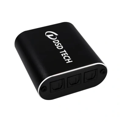 Afbeelding van DSD TECH SH AC01B Optische Audioswitcher Ondersteuning 3 SPDIF IN 1 Uit