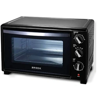 Afbeelding van Brock TO 3001 BK Elektrische Oven Vrijstaande met Grill Zwart