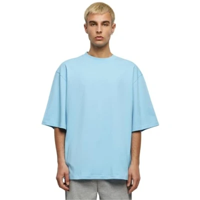 Afbeelding van Build Your Brand Heren T shirt Oversized Sleeve Tee balticblue XL, Balticblue, XL