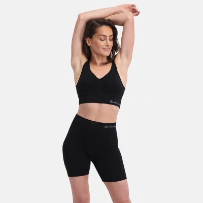 Afbeelding van Bamboo Basics naadloze bikershort Suze met bamboe zwart
