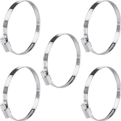 Afbeelding van Poppstar Roestvrij Stalen Slangklemmen 70 90 mm met Breedte 9 (5 stuks)