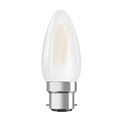 Afbeelding van OSRAM LED kaars B22d Classic 827 4W mat