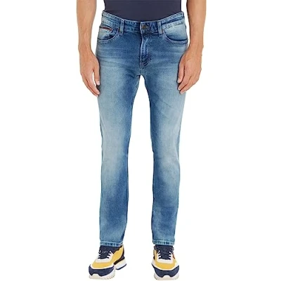 Afbeelding van Tommy Jeans Denim broek voor heren, Wilson Lichtblauw Stretch, 29W / 32L
