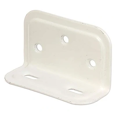 Afbeelding van Alberts Versterkingshoek Ongelijkbenig Zinkfosfaat Kunststof Wit Coating 25x40x1,5mm