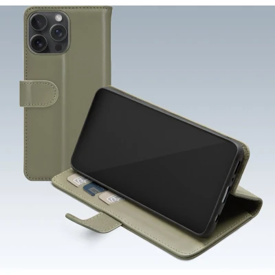 Afbeelding van Mobilize Premium Gelly Wallet Book Case Apple iPhone 15 Pro Max Green