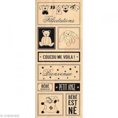 Afbeelding van Florilèges Design Houten stempel 60 x 150 m