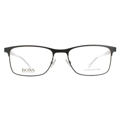 Afbeelding van Hugo Boss Rectangle Mens Matte Black 0967/It