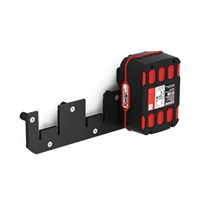 Afbeelding van NewGround Designs Accuwandhouder, geschikt voor Parkside accu&#039;s, 20 V accuhouder, houder X TEAM/accuhouder, wandhouder (3 accu&#039;s) incl. Schroeven en pluggen [Made in Germany]