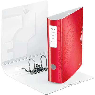 Afbeelding van Leitz WOW ordner Active rug van 8,2 cm, rood 5 stuks