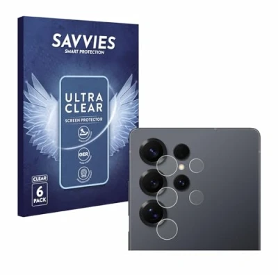 Afbeelding van Savvies Screenprotector voor Samsung Galaxy S25 Ultra Enterprise Edition (ALLEEN Camera Lens) Folie Beschermfolie transparant (6 Stuks)